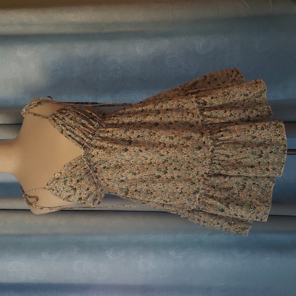 Floral mini dress